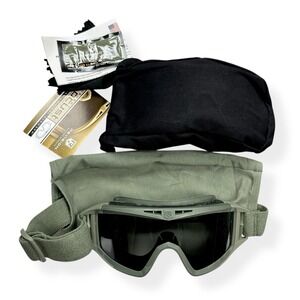 Revision US Military Desert Locust Multicam Goggles w/ Clear & Dark Lens & Cloth